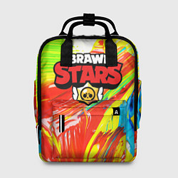 Рюкзак женский BRAWL STARS, цвет: 3D-принт