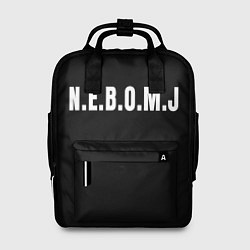 Рюкзак женский NEBOMJ Black, цвет: 3D-принт