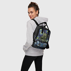 Рюкзак женский Ктулху, цвет: 3D-принт — фото 2