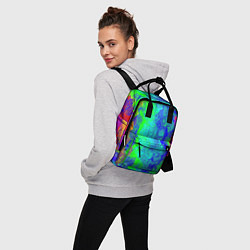 Рюкзак женский Красочная текстура, цвет: 3D-принт — фото 2