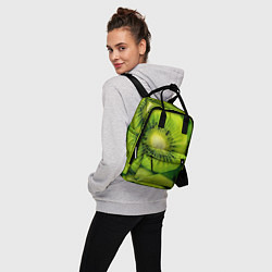 Рюкзак женский Зеленый киви, цвет: 3D-принт — фото 2