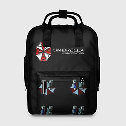 Рюкзак женский Umbrella Corporation, цвет: 3D-принт