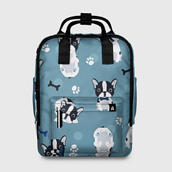 Рюкзак женский Собачки, цвет: 3D-принт