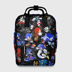 Женский рюкзак Sonic паттерн