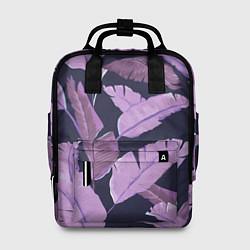 Женский рюкзак Tropical leaves 4 purple
