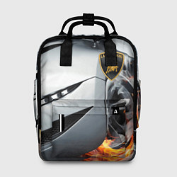Рюкзак женский Lamborghini, цвет: 3D-принт