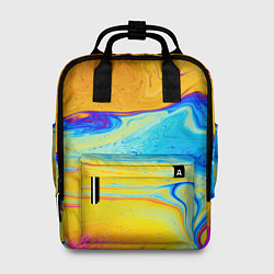 Рюкзак женский ABSTRACT WAVES, цвет: 3D-принт