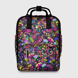 Рюкзак женский Мистические цветы, цвет: 3D-принт