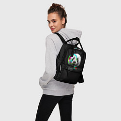 Рюкзак женский Панда и мыльный пузырь, цвет: 3D-принт — фото 2
