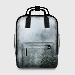 Рюкзак женский Туманный лес, цвет: 3D-принт