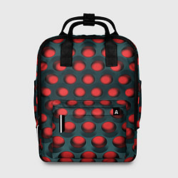 Рюкзак женский Раскалённый красный 3Д, цвет: 3D-принт