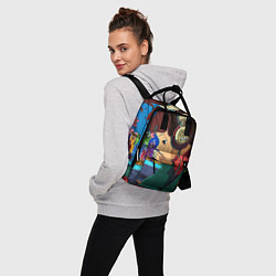 Рюкзак женский ЮТУБ, цвет: 3D-принт — фото 2