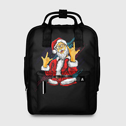 Рюкзак женский Crazy Santa, цвет: 3D-принт
