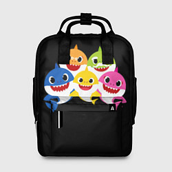 Рюкзак женский Baby Shark, цвет: 3D-принт