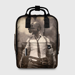 Рюкзак женский PUBG, цвет: 3D-принт