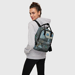 Рюкзак женский AMONG US - КАРТА, цвет: 3D-принт — фото 2