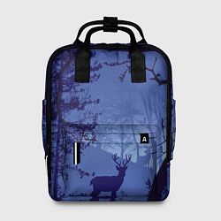 Рюкзак женский ЛЕС, цвет: 3D-принт