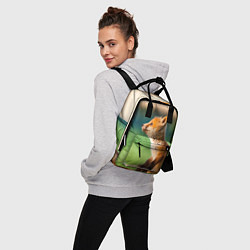Рюкзак женский Лиса, цвет: 3D-принт — фото 2