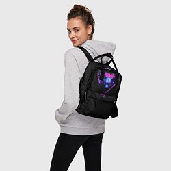 Рюкзак женский Хищник неон, цвет: 3D-принт — фото 2