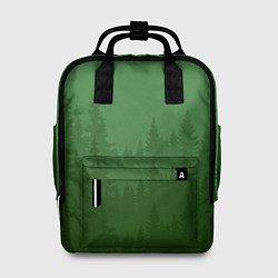 Рюкзак женский Зеленый Лес, цвет: 3D-принт