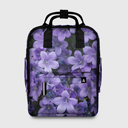 Рюкзак женский Фиолетовый цвет весны, цвет: 3D-принт