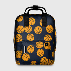 Рюкзак женский Баскетбольные мячи, цвет: 3D-принт