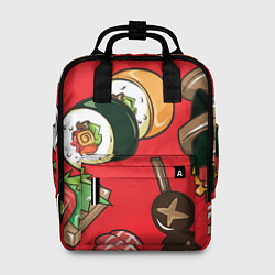 Рюкзак женский Еда, цвет: 3D-принт