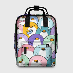 Рюкзак женский Пингвины, цвет: 3D-принт