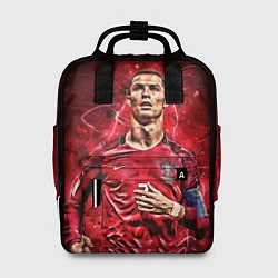 Рюкзак женский Cristiano Ronaldo Portugal, цвет: 3D-принт