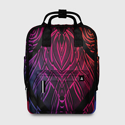 Рюкзак женский Фиолетовый узор 3D, цвет: 3D-принт
