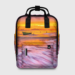 Рюкзак женский Закат на пляже, цвет: 3D-принт