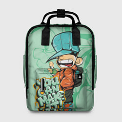 Женский рюкзак Люблю граффити