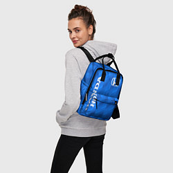 Рюкзак женский HONDA BLUE ХОНДА СИНИЙ, цвет: 3D-принт — фото 2
