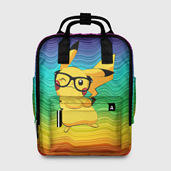 Рюкзак женский Пикачу в очках, цвет: 3D-принт