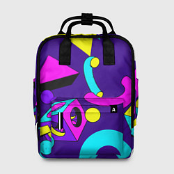 Рюкзак женский Геометрические фигуры, цвет: 3D-принт