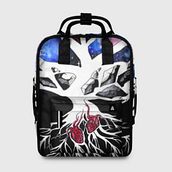 Рюкзак женский Звёздные сердца, цвет: 3D-принт