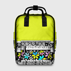 Рюкзак женский Яркий цветочный узор, цвет: 3D-принт