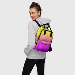 Рюкзак женский Яркий рассвет, цвет: 3D-принт — фото 2