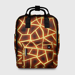 Рюкзак женский Огненная геометрия, цвет: 3D-принт