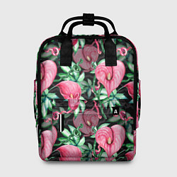 Рюкзак женский Цветы в райском саду, цвет: 3D-принт