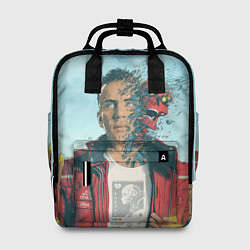 Рюкзак женский Обложка Logic, цвет: 3D-принт