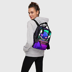 Рюкзак женский Geometry Dash Neon, цвет: 3D-принт — фото 2