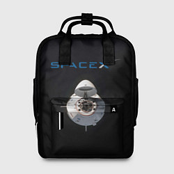 Рюкзак женский SpaceX Dragon 2, цвет: 3D-принт