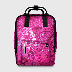 Рюкзак женский Розовые Пузырьки, цвет: 3D-принт