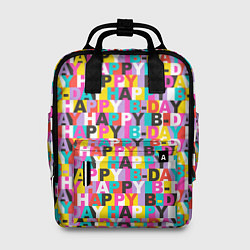 Рюкзак женский Happy Birthday, цвет: 3D-принт
