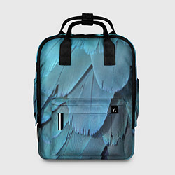 Рюкзак женский Перья попугая, цвет: 3D-принт