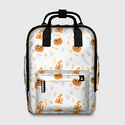 Рюкзак женский Patern Halloween 23, цвет: 3D-принт