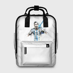 Рюкзак женский Messi Argentina Team, цвет: 3D-принт