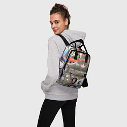 Рюкзак женский Арт Монстров, цвет: 3D-принт — фото 2