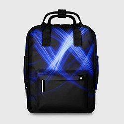 Рюкзак женский Синяя бесконечность энергии, цвет: 3D-принт